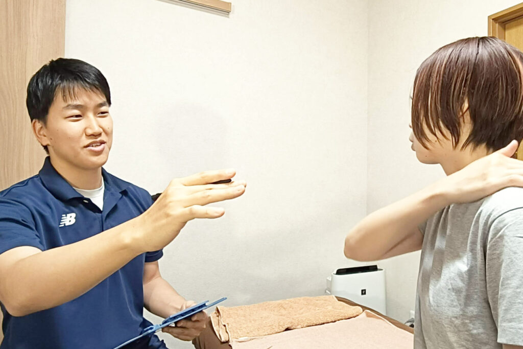 問診の様子
